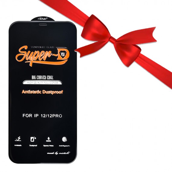 بسته 1+10 گلس سوپر دی آنتی استاتیک میتوبل (MIETUBL) مناسب برای گوشی iPhone 12/12Pro (یک عدد هدیه)