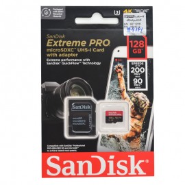 رم موبایل و دوربین سن دیسک (SanDisk) مدل 128GB Extreme Pro 200MB/S خشاب دار گارانتی ایران رهجو