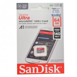 رم موبایل سن دیسک (SanDisk) مدل 64GB Ultra 140MB/S گارانتی ایران رهجو