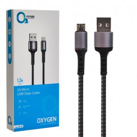 کابل اندروید (MicroUSB) اکسیژن (OXYGEN) طول 1.2 متر مدل LX-21