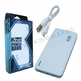 پاور بانک Knet دو خروجی همزمان 10000mAH 1.0/2.1A
