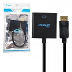 کابل تبدیل DisplayPort به HDMI دی تک (DTECH) طول 20 سانتی متر