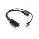 کابل تبدیل HDMI+USB2.0 To DisplayPort مدل 4K30