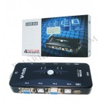 مانیتور سوئیچ 1 به 4 دستی V-net USB