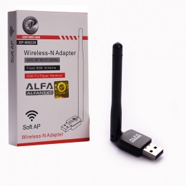 دانگل شبکه وای فای (Wi-Fi) آنتن دار آلفا ایکس پی (XP) مدل XP-W923S