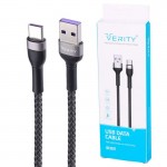 کابل تایپ سی (Type-C) وریتی (VERITY) طول 1 متر مدل CB3157T