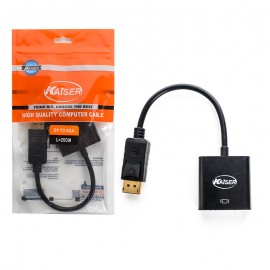کابل تبدیل DisplayPort To VGA کایزر (KAISER) طول 15 سانتی متر