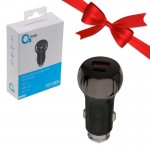 بسته 1+10 شارژر فندکی 45 وات دو پورت اکسیژن (OXYGEN) مدل AC-14 (یک عدد هدیه)