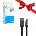 بسته 1+10 کابل اندروید (MicroUSB) پاوربانکی اکسیژن (OXYGEN) طول 25 سانتی متر مدل LX-22 (یک عدد هدیه)