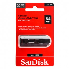 فلش سن دیسک (SanDisk) مدل 64GB Cruzer Glide USB3.0 گارانتی سازگار