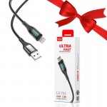 بسته 1+10 کابل آیفون (Lightning) هیسکا (HISKA) طول 1 متر مدل LX-705 (یک عدد هدیه)