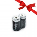 بسته 1+10 باتری سایز متوسط وریتی (VERITY) مدل Super Heavy Duty R14P شیرینگ 2 تایی (یک عدد هدیه)
