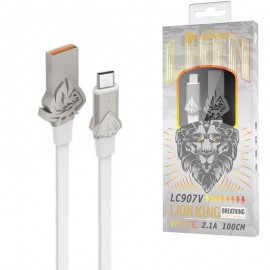 کابل اندروید (MicroUSB) لنیس (LENYES) فلت طول 1 متر مدل LC907V