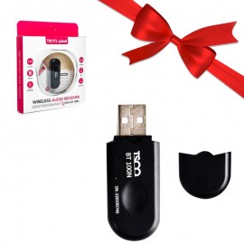 بسته 1+7 گیرنده بلوتوث صدا USB تسکو (TSCO) مدل TSCO-BT 100N (یک عدد هدیه)