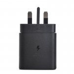 شارژر دیواری 45 وات سه شاخه اروپایی + کابل (Type-C To Type-C) سامسونگ (Samsung) مدل EP-TA845XWEGAE اورجینال چین