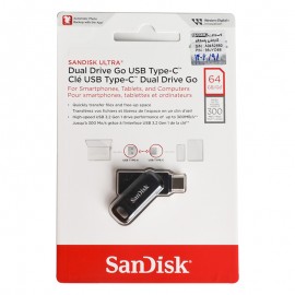 فلش سن دیسک (SanDisk) مدل 64GB Ultra Dual Drive Go USB3.2 Type-C گارانتی ایران رهجو