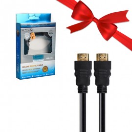 بسته 1+10 کابل HDMI مچر (MACHER) طول 1.5 متر مدل MR-124 (یک عدد هدیه)