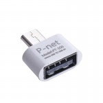 تبدیل OTG (USB-A To Micro) پی نت (P-net) مدل PT-100