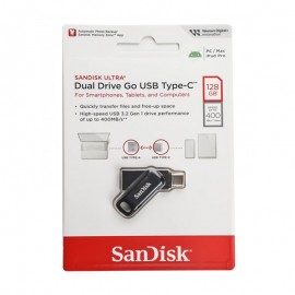 فلش سن دیسک (SanDisk) مدل 128GB Dual Drive Go USB3.2 TYPE-C DC3 400MB/s گارانتی سورین