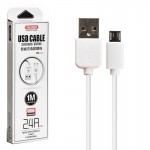 کابل اندروید (MicroUSB) کاکوسیگا (KAKUSIGA) طول 1 متر مدل V8 060