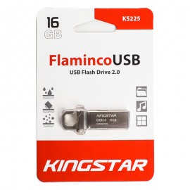 فلش کینگ استار (KINGSTAR) مدل 16GB Flaminco KS225 نقره ای