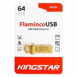 فلش کینگ استار (KingStar) مدل 64GB Flaminco KS225 طلایی