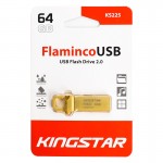 فلش کینگ استار (KingStar) مدل 64GB Flaminco KS225 طلایی