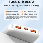 پاوربانک بی سیم الدینیو (LDNIO) مدل PQ12 ظرفیت 10000mAh
