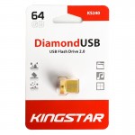 فلش کینگ استار (KingStar) مدل 64GB Diamond KS240 طلایی