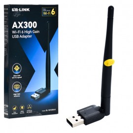 دانگل WIFI 6 شبکه آنتن دار 5Dbi ال بی لینک (LB-LINK) مدل BL-WN300AX