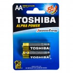باتری قلمی توشیبا (TOSHIBA) مدل LR6GCH BP-2 1.5V AA (کارتی 2 تایی)