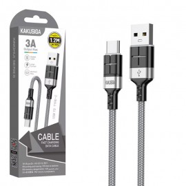 کابل تایپ سی (Type-C) کاکوسیگا (KAKUSIGA) طول 1.2 متر مدل KSC-696