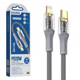 کابل تایپ سی به آیفون (Type-C to Lightning) کاکوسیگا (KAKUSIGA) طول 1 متر مدل KSC-809