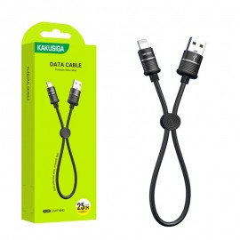 کابل آیفون (Lightning) پاوربانکی کاکوسیگا (KAKUSIGA) طول 25 سانتی متر مدل KSC-351