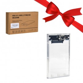 بسته 1+10 باکس هارد 2.5 اینچی HDD/SSD Case کی لینک (KLINK) USB 3.1 مدل K-1175 (یک عدد هدیه)