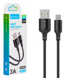 کابل اندروید (MicroUSB) سلبریت (Celebrat) طول 1 متر مدل CB-32