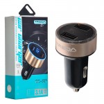 شارژر فندکی 20 وات دو پورت ترکا (TREQA) مدل CC-321