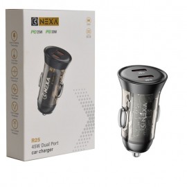 شارژر فندکی 45 وات دو پورت نکسا (NEXA) مدل R25