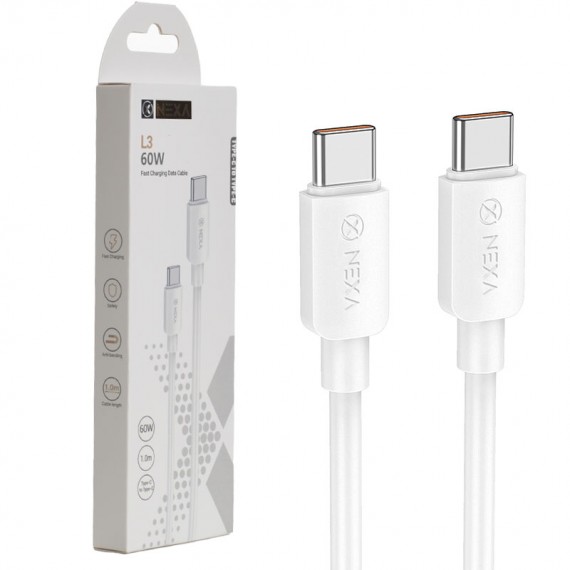 کابل تایپ سی به تایپ سی (Type-C to Type-C) نکسا (NEXA) طول 1 متر مدل L3 60W