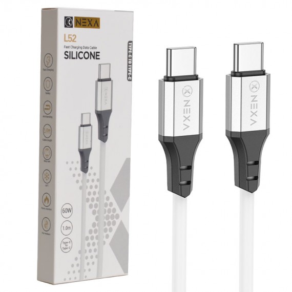 کابل تایپ سی به تایپ سی (Type-C to Type-C) نکسا (NEXA) طول 1 متر مدل L52