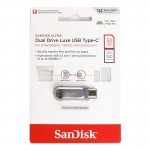 فلش سن دیسک (SanDisk) مدل 32GB Dual Drive Luxe USB3.2 TYPE-C گارانتی سورین