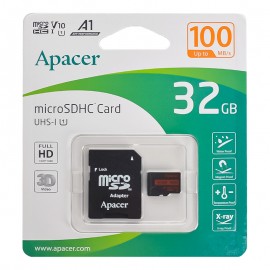 رم موبایل و دوربین اپیسر (Apacer) مدل 32GB AP32GMCSH10UB-R 100MB/s خشاب دار گارانتی آسان سرویس