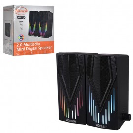 اسپیکر لپ تاپی 2 تکه RGB دار کایزر (KAISER) مدل KU-370