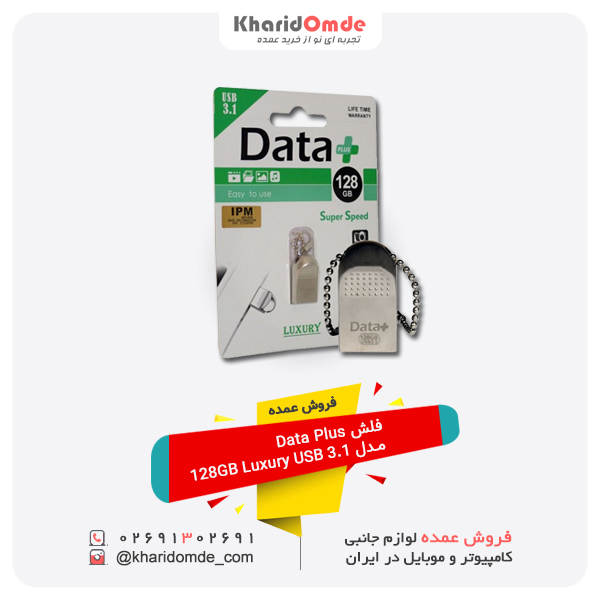 فروش عمده فلش Data Plus مدل 128GB Luxury USB 3.1