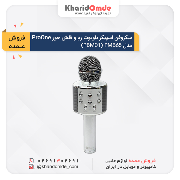 قیمت خرید میکروفن بی سیم اسپیکری پرووان مدل PBM01 قیمت خرید میکروفن بی سیم اسپیکری پرووان مدل PBM01