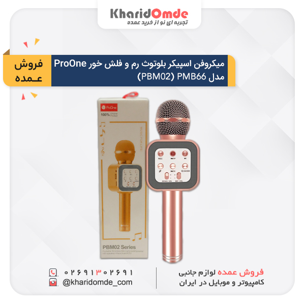 میکروفن بی سیم اسپیکری پرووان مدل PBM02