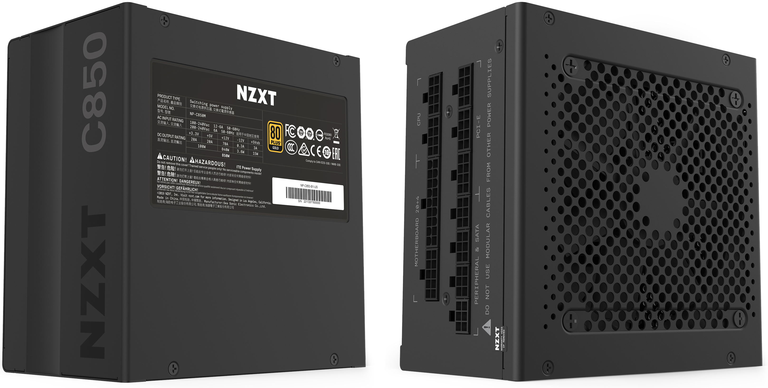 قیمت منبع تغذیه کامپیوتر NZXT C850 قیمت منبع تغذیه کامپیوتر NZXT C850