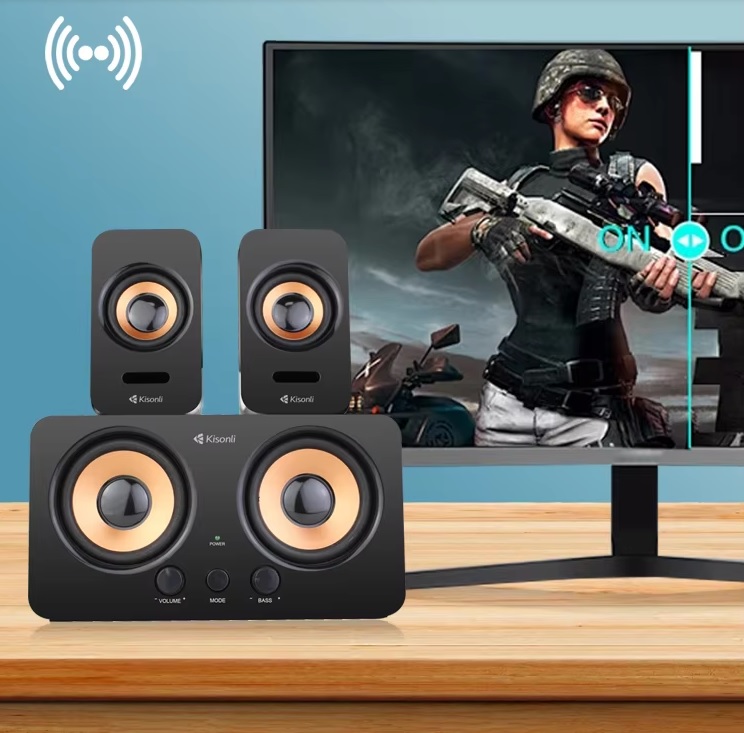 اسپیکر بلوتوث لپ تاپی 3 تکه کیسونلی (Kisonli) مدل U-3300BT 