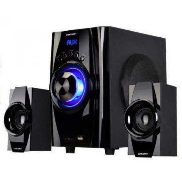 خریدعمده اسپیکر 3 تکه بلوتوثی رم و فلش خور Concord+ مدل SF-R215
