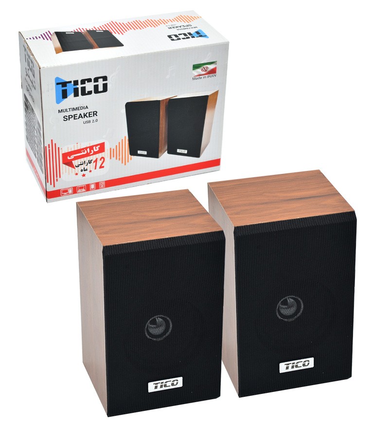 اسپیکر لپ تاپی 2 تکه تیکو (TiCO) مدل T-2050